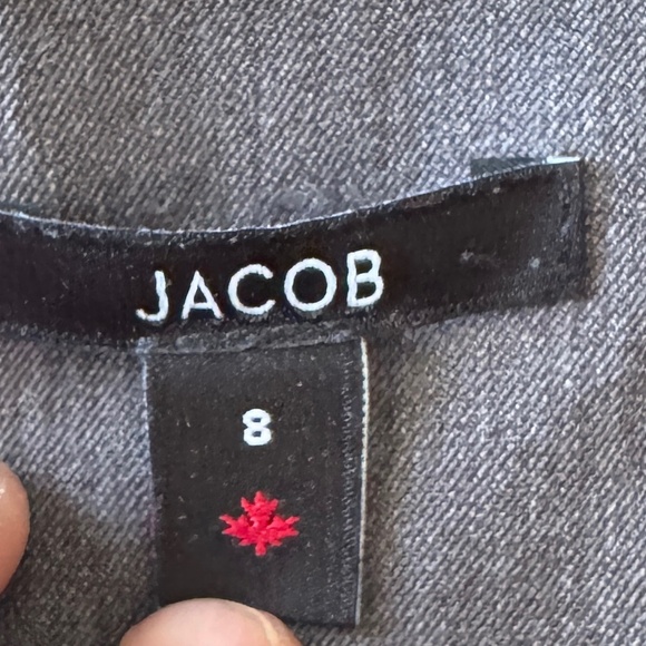 JACOB Women's 8 Pull-On‎ Pencil Skirt Gray Professional Office Feminine - Picture 2 of 12